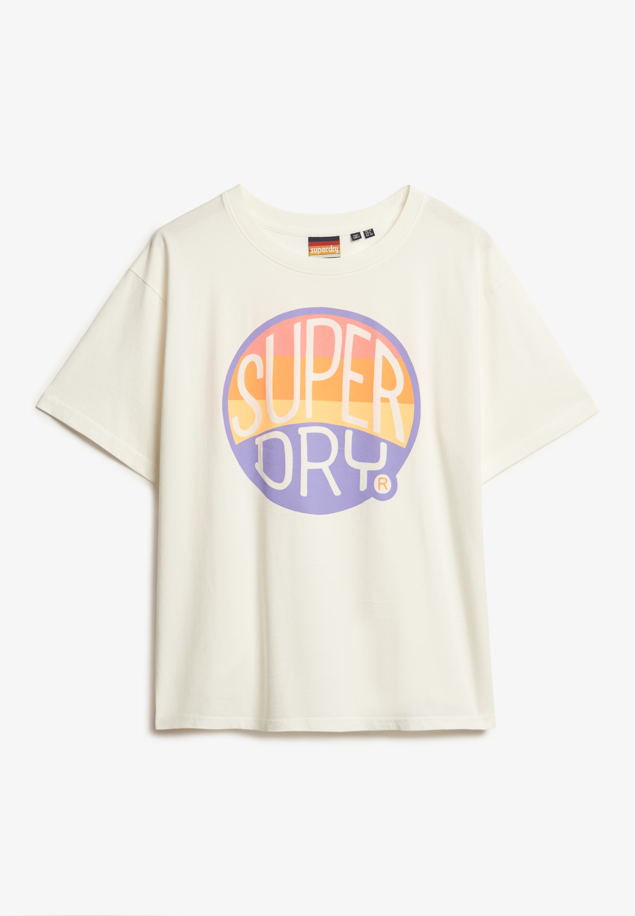 Superdry Rundhalsshirt »SU-NEON RAINBOW OVERSIZED TEE«