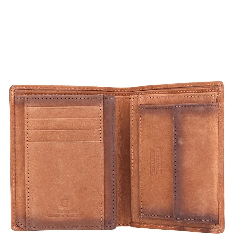 Camel Active Dallas Billfold 8CC RFID-Protection Cognac