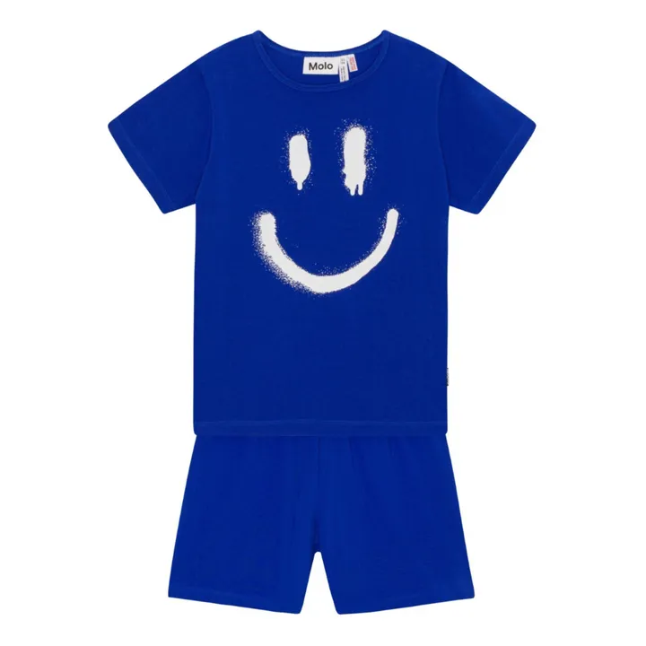 Molo Ensemble de Pyjama Luvis Coton Bio  | Bleu