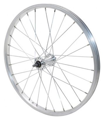 ROUE VTT 20  AVANT ALU MOY ALU AXE PLEIN (VENDU AVEC ECROU 9X100)