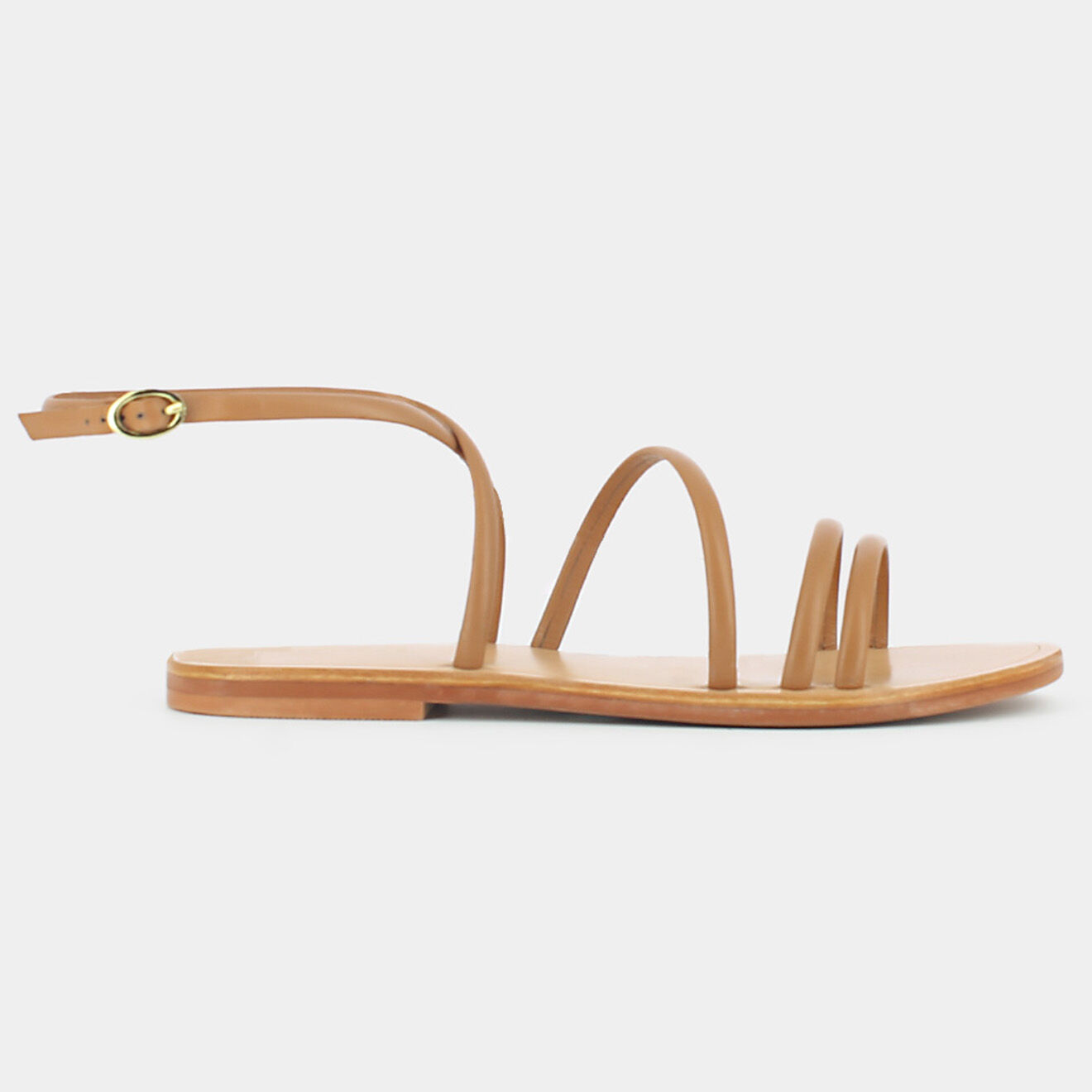 Jonak Sandales en Cuir Apolline Bis camel