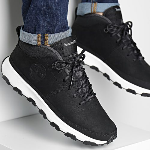 Baskets Windsor Trail Mid A5TXG Black Nubuck