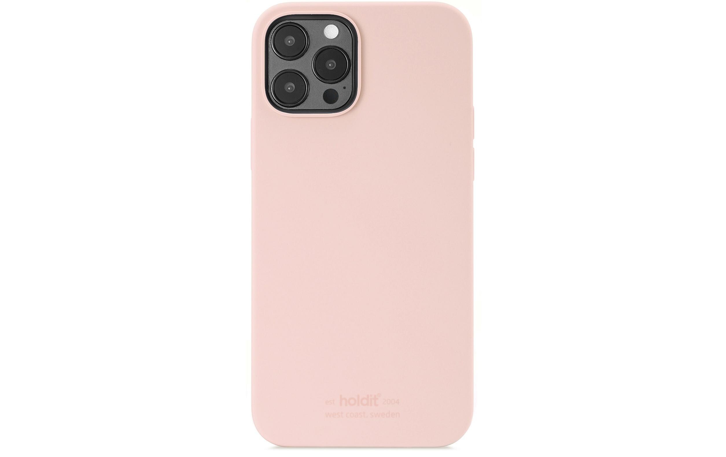 Back Cover Silicone iPhone 12/12 Pro PinkModerne Handyhülle aus ultradünnem und griffigem Silikon