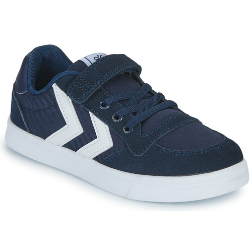hummel - SLIMMER STADIL LOW JR - Marine