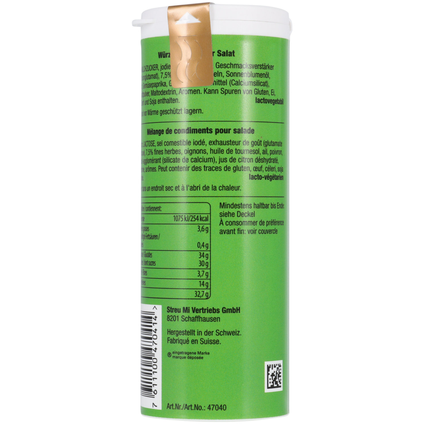 STREU MI Würzmischung Grün für Salat Streudose 70g