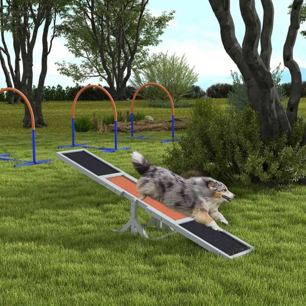 Dog rocker Agility rocker laget av tre for hunder, trening og hundesport, for store hunder, 180x30x30cm