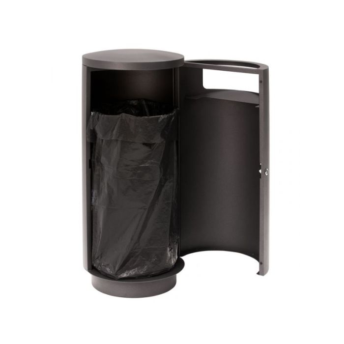 Buitenafvalbak 95 liter Bica 5074 Antraciet Model VB195510 (8713631195510)