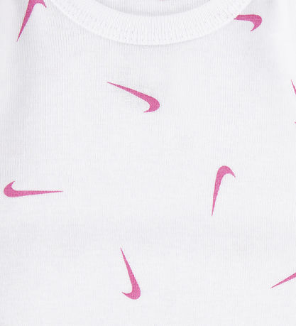 Nike Bodyer l/æ - 3-Pak - White/Playful Pink