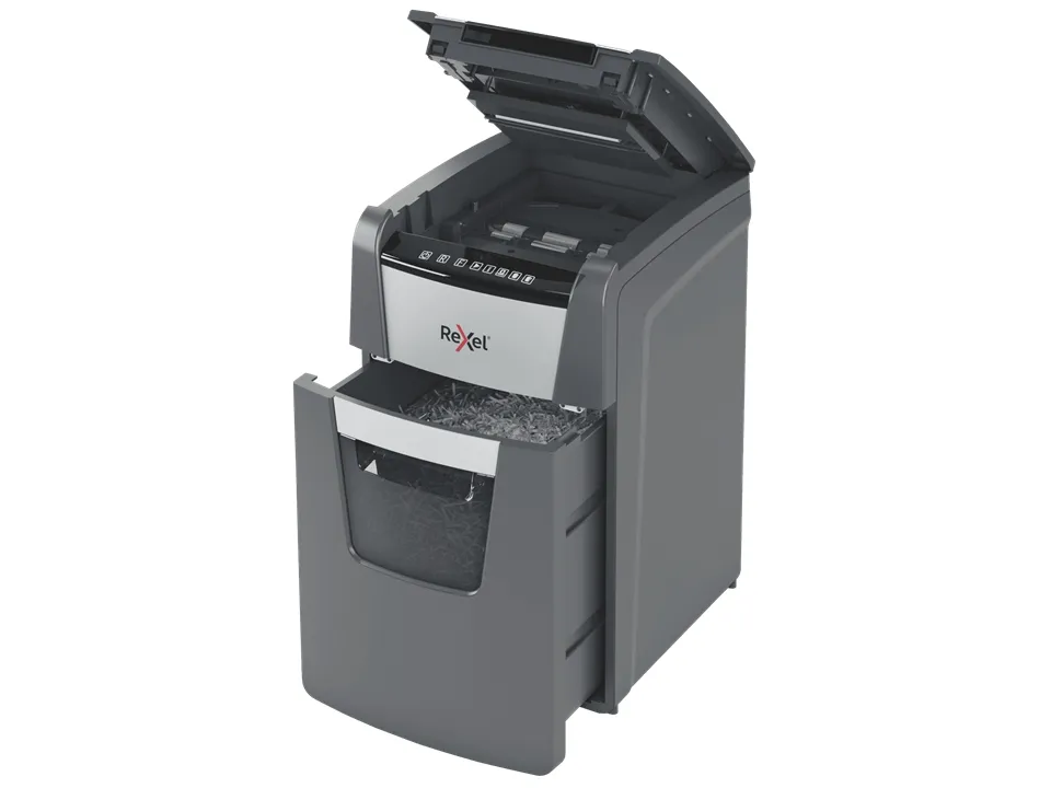 Makulator Rexel Optimum AutoFeed  150X krydsmakulering 4x28 mm (P-4)