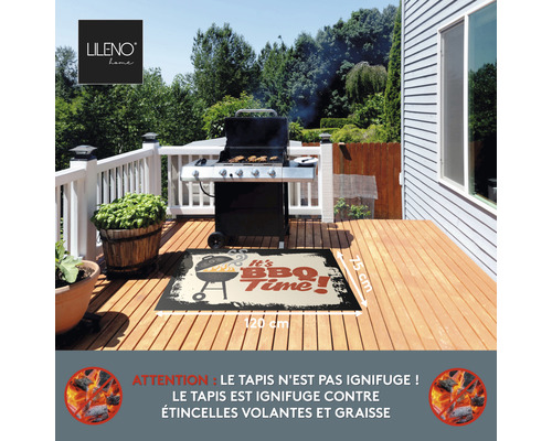 BBQ vloerbeschermingsmat BBQ Time 75x120 cm