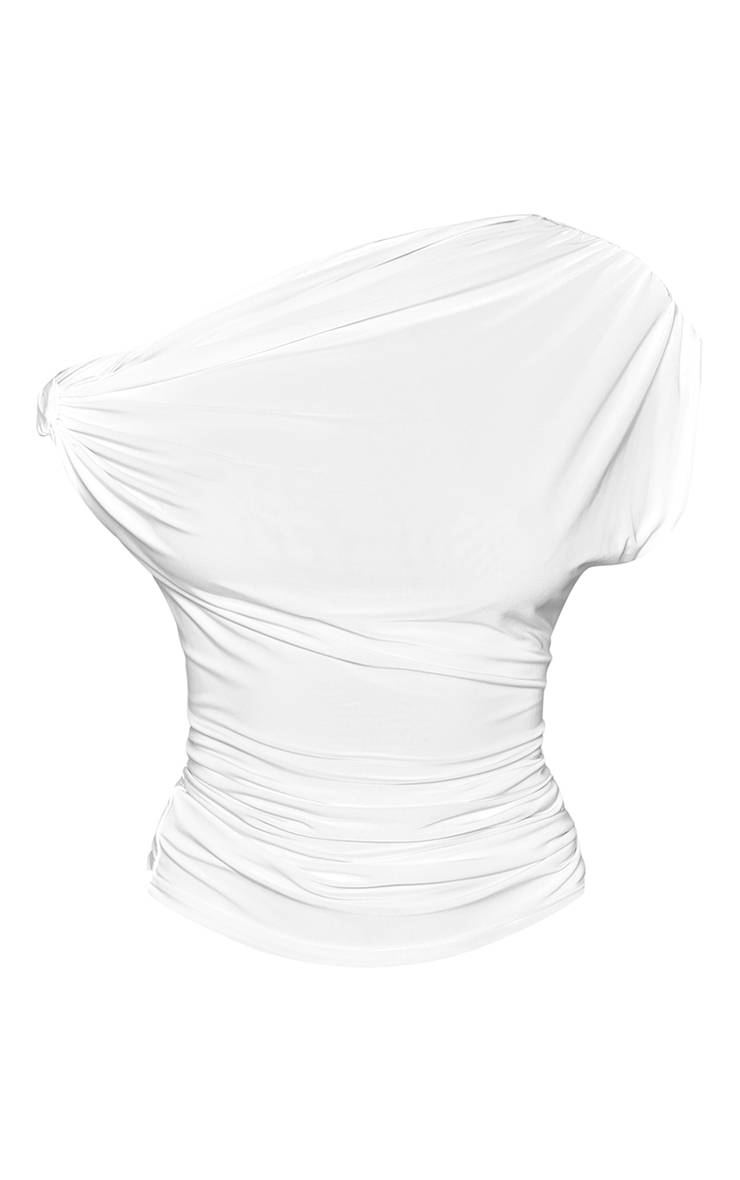Crème Haut Long Drapé Effet Slinky