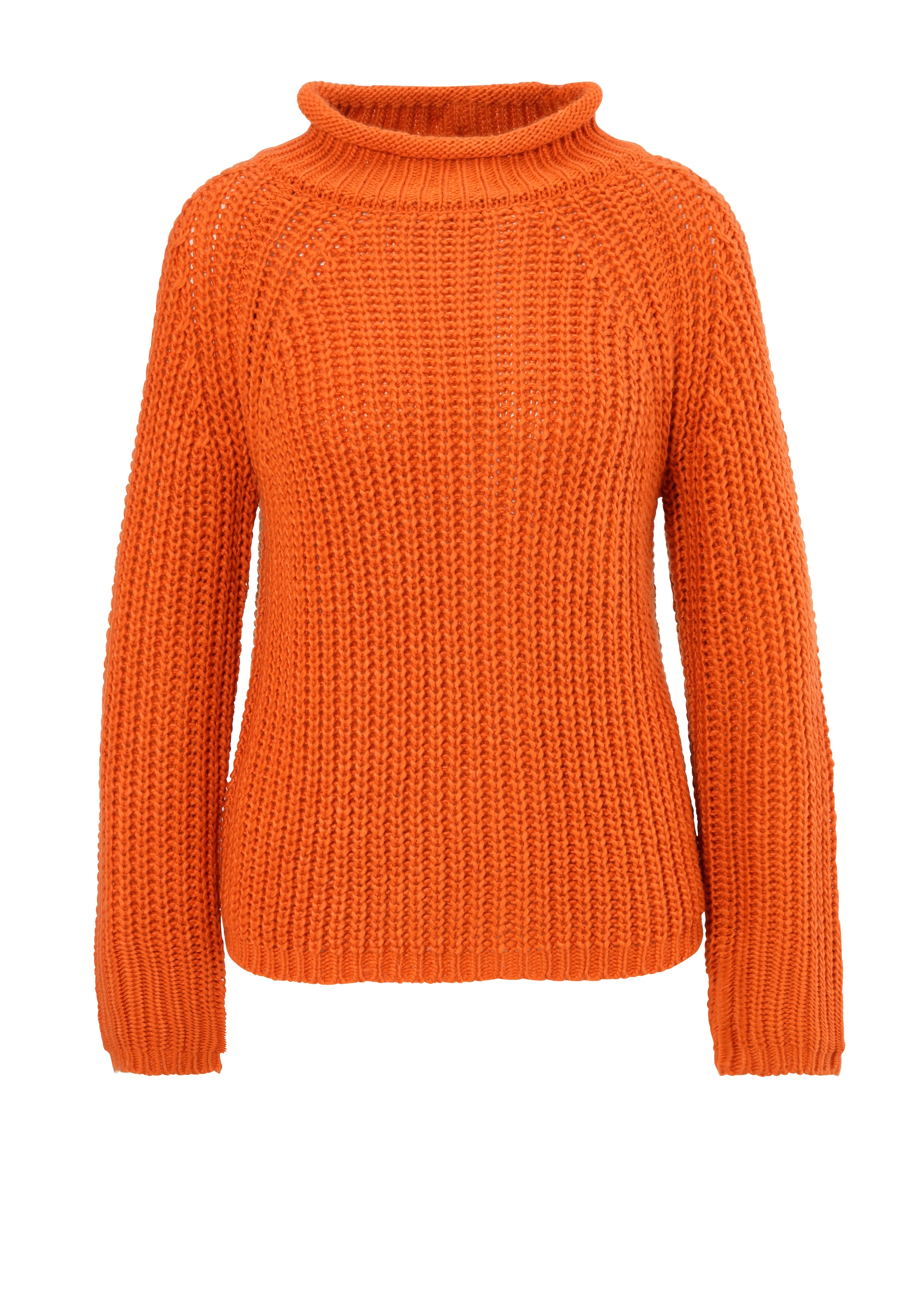Aniston CASUAL Strickpullover , mit Rollkante am Stehkragen
