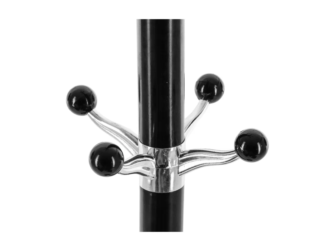 Porte-manteaux rotatif 14 Patères et Porte-parapluies en Métal et Marbre H 182 cm