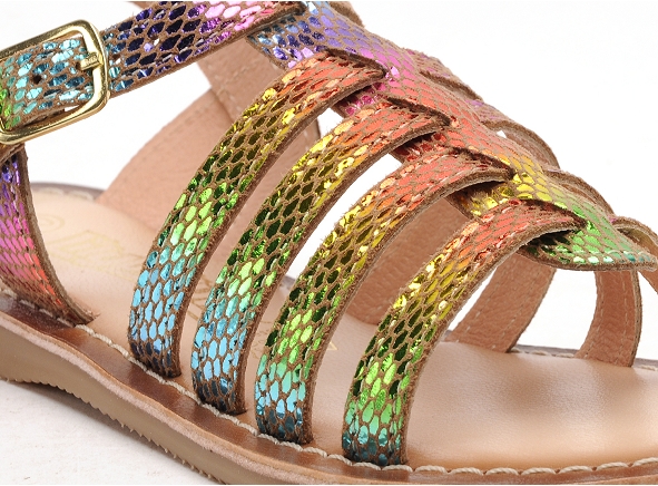 Bopy nu pieds enfant fatima multicolore