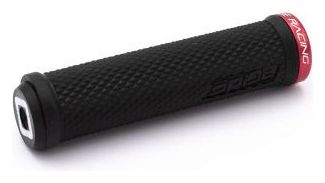 Poignées BMX PRIDE COBRA 129MM BLACK / LOCK RED