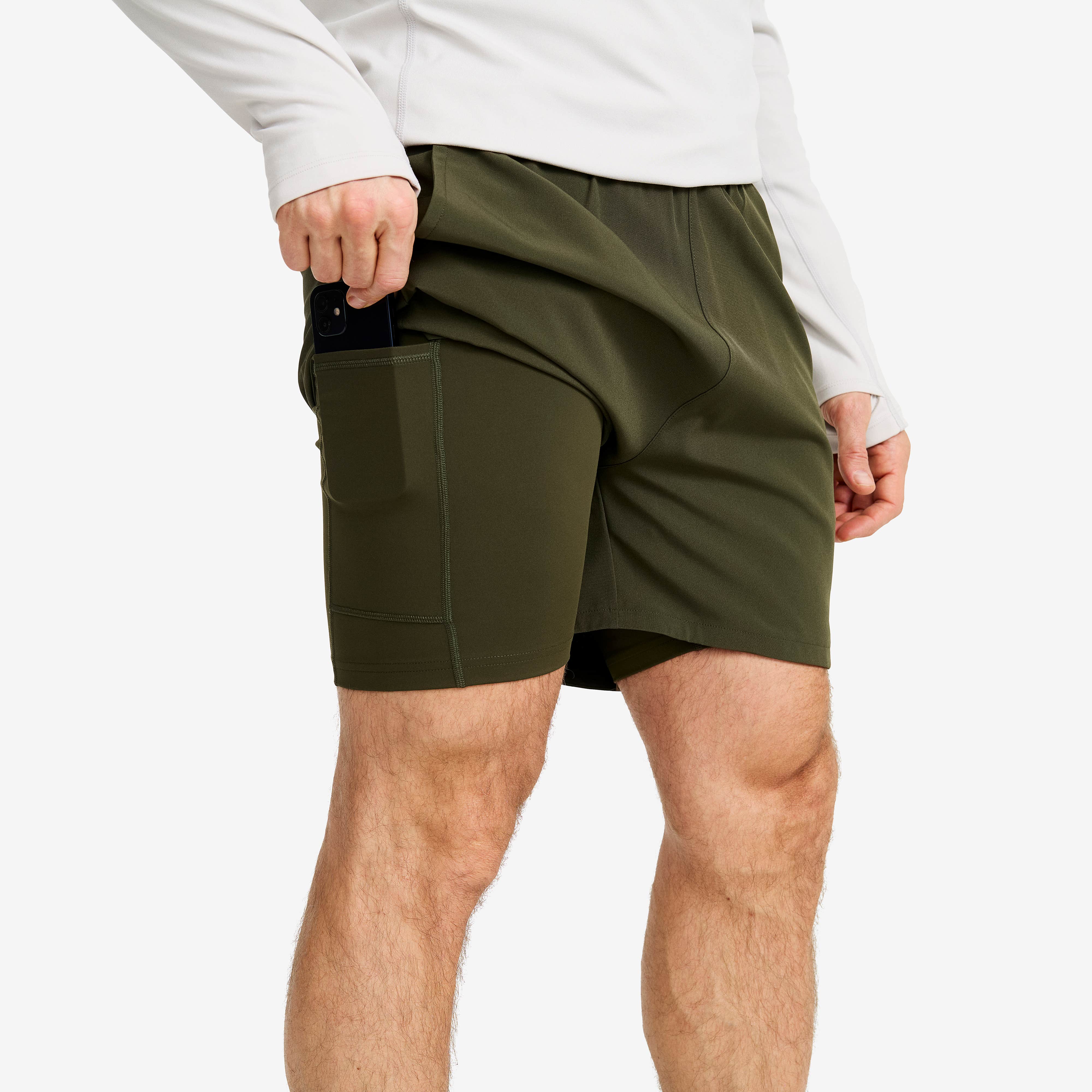 Rise 2-in-1 Shorts Herre Forest Night