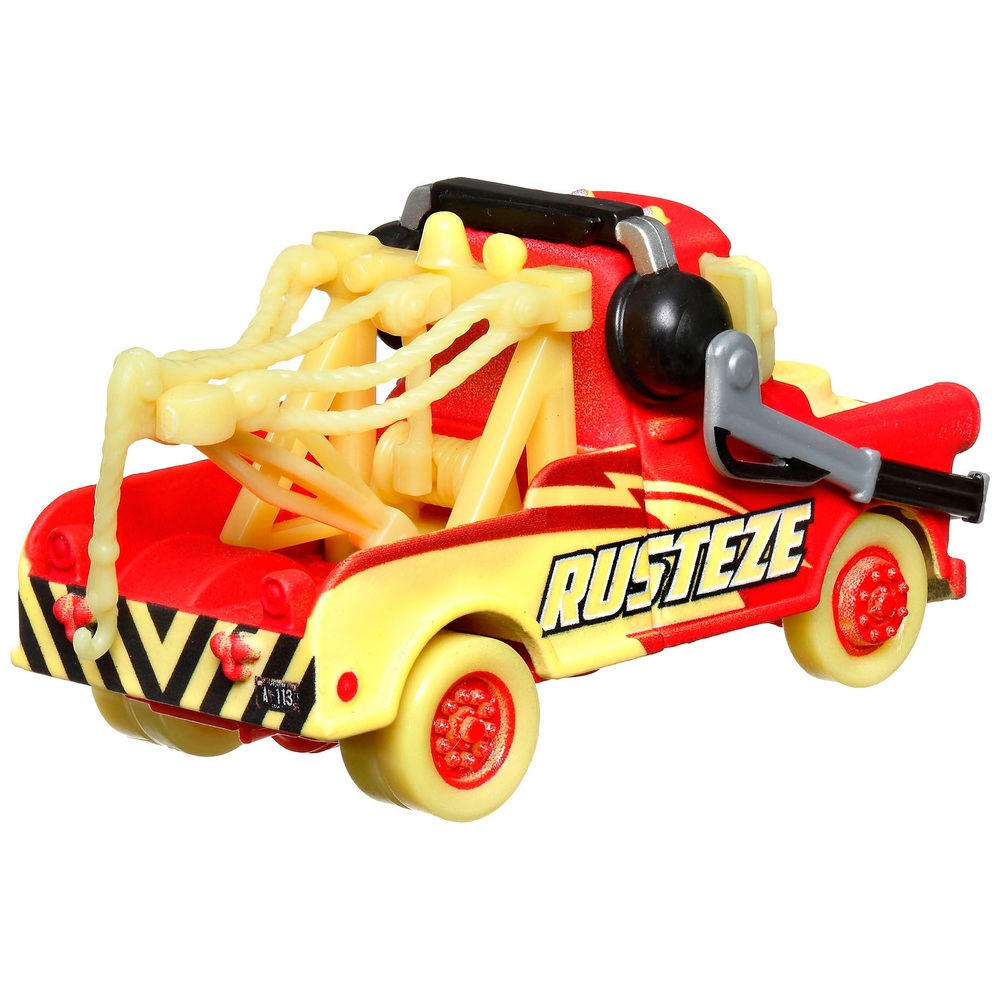 Pixar Cars 1:55 Glow Racers Mater Diecast Fahrzeug
