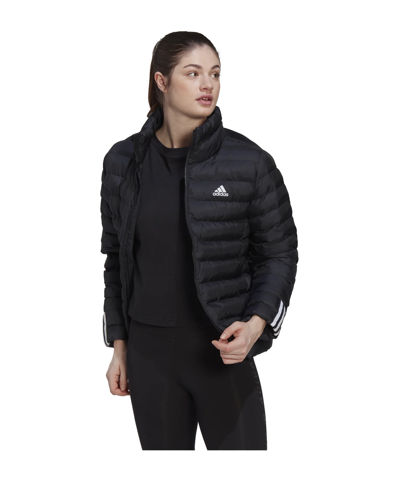adidas Itavic 3-Stripes Midweight Jacket Schwarz