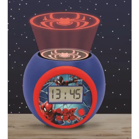 Lexibook Projector-Wecker Spiderman Marvel mit Schlummerfunktion und Weckfunktion