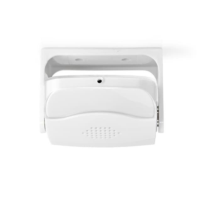 Nedis Motion Detektor Alarm | Batteri | 3x AAA/LR03 | 80 dB | Detektorområde: 1.10 m | Detektorvinkel: 10 ° | Loft / Væg | Hvid