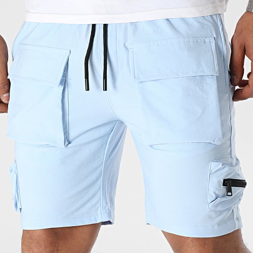 Short Cargo Bleu Clair