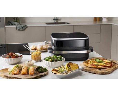 OBH Nordica Easy Fry XL Surface Air Fryer 1,0 kg Black