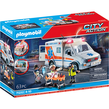 Playmobil ambulance i amerikansk stil 71232