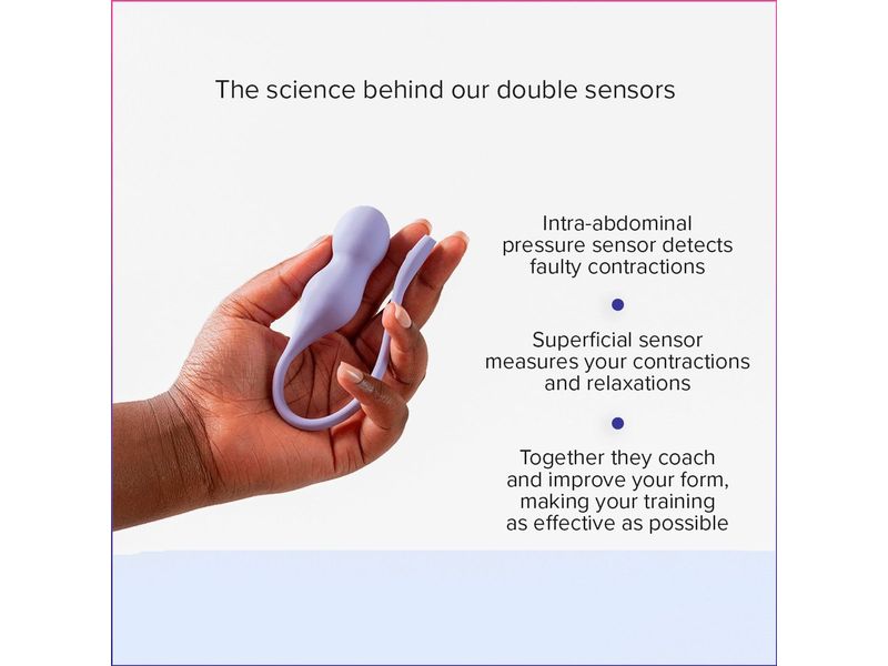 Perifit Kegelübungstrainer, Flieder Kegel-Trainer für einen stärkeren Beckenboden