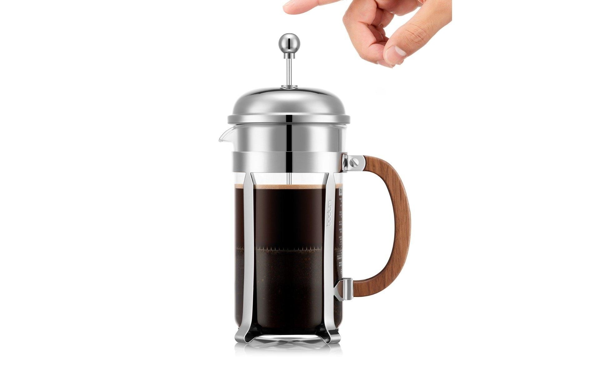 Bodum Kaffeebereiter »Chambord Verchromt, 1 l« 1 l Kaffeekanne