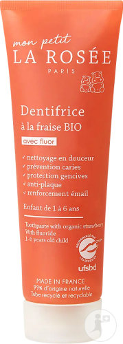 La Rosée Mon Petit Dentifrice À La Fraise Bio Tube 50ml