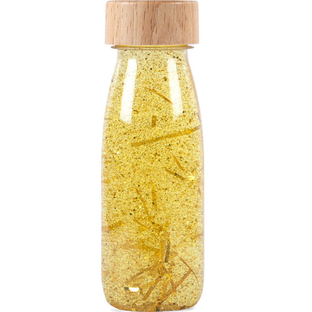 Petit boum sensorische fles float - gold