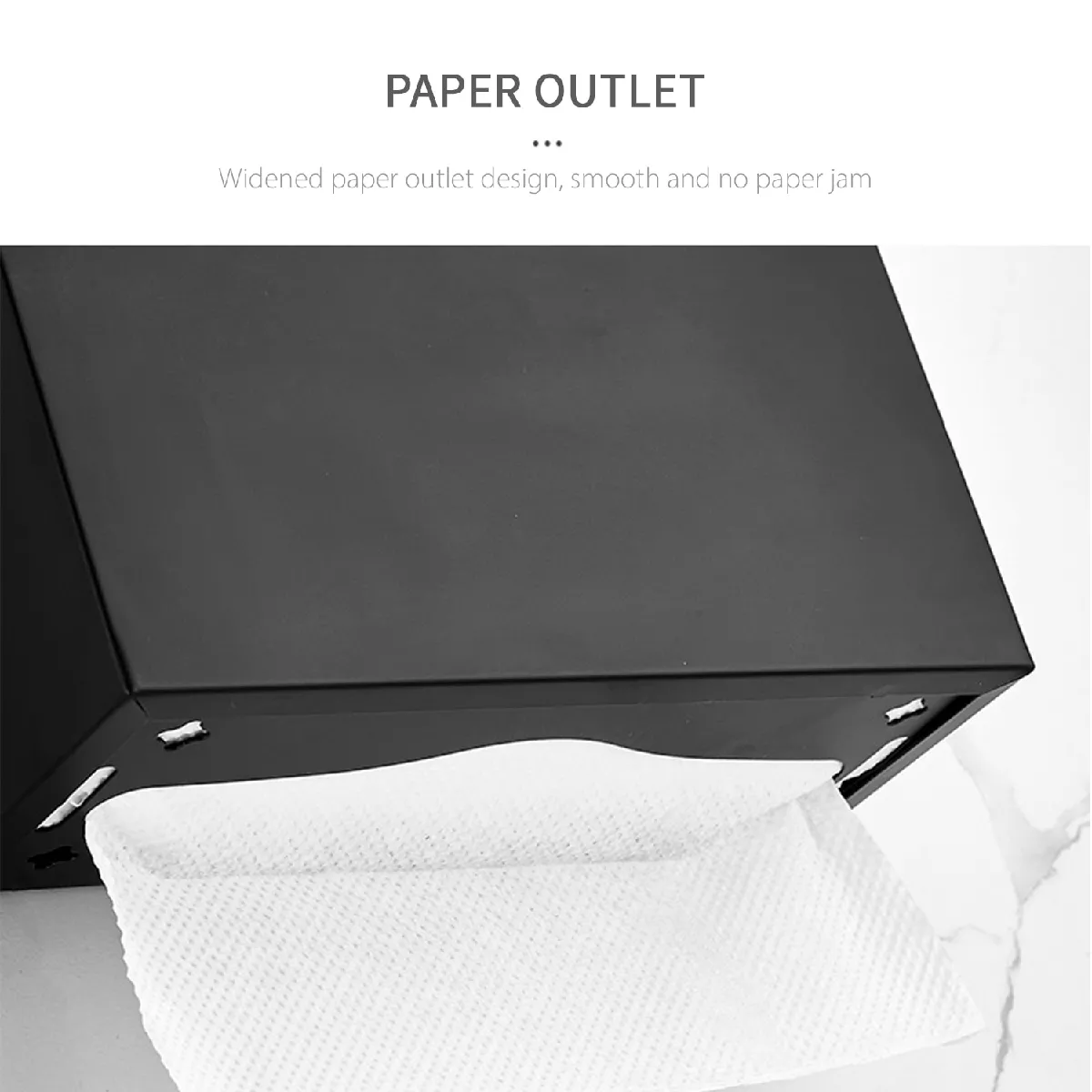 Universal DistriButeur de serviettes en papier - Noir