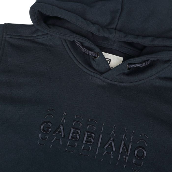 Gabbiano 3D Embroidery Hoodie Heren