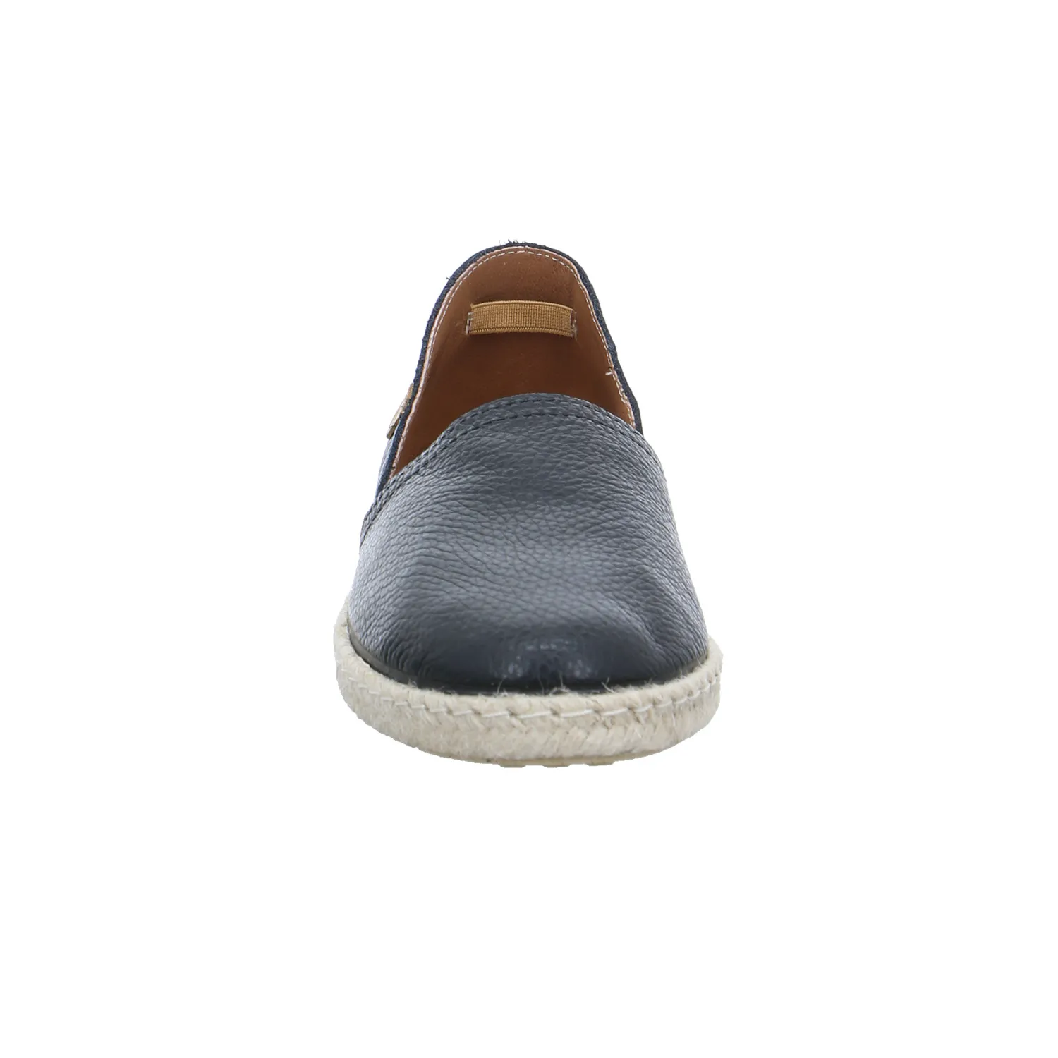 VERBENAS Espadrille Schwarz Leder