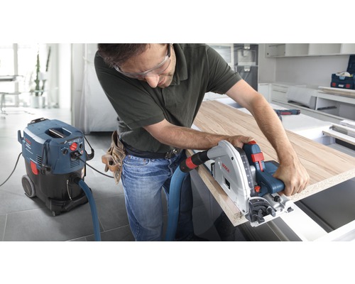 Bosch Professional GAS 35 M AFC nat-/droogzuiger inclusief kierenzuigmond, vloerzuigmondset, 1 x PES vlakfilter en 3 x 0,35 m zuigbuizen