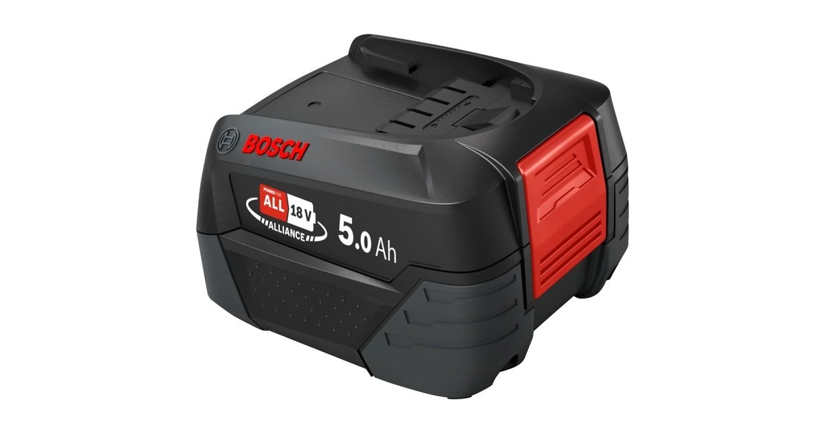BoschUitwisselbare accu 18V 5,0Ah BHZUB1850 oplaadbare batterij  (Zwart/rood)