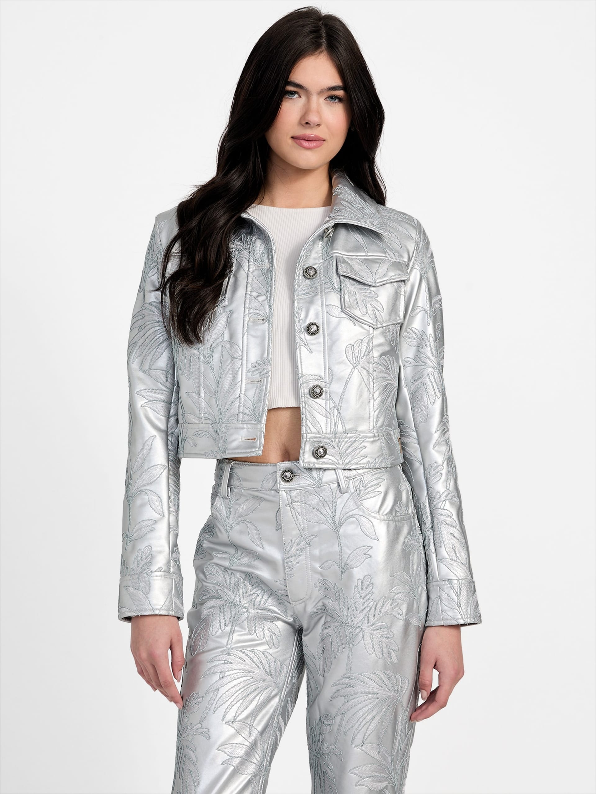 Jaqueta Trucker Bordada Clelia