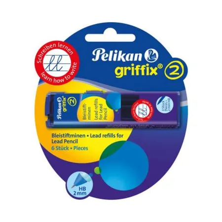Pelikan griffix® Minen Bleistift2x3 Stk., Härtegrad HB