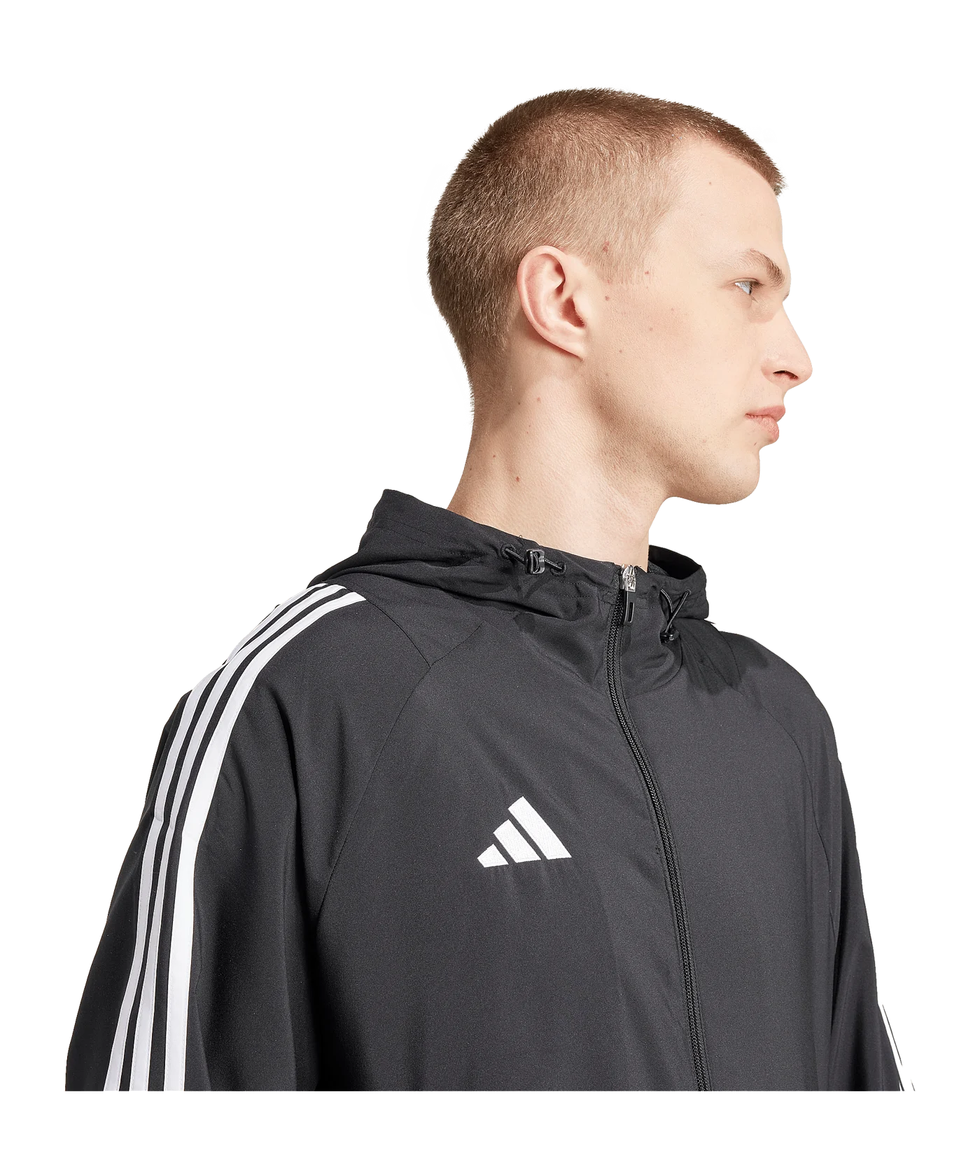 adidas Tiro 24 Windbreaker Schwarz Weiss