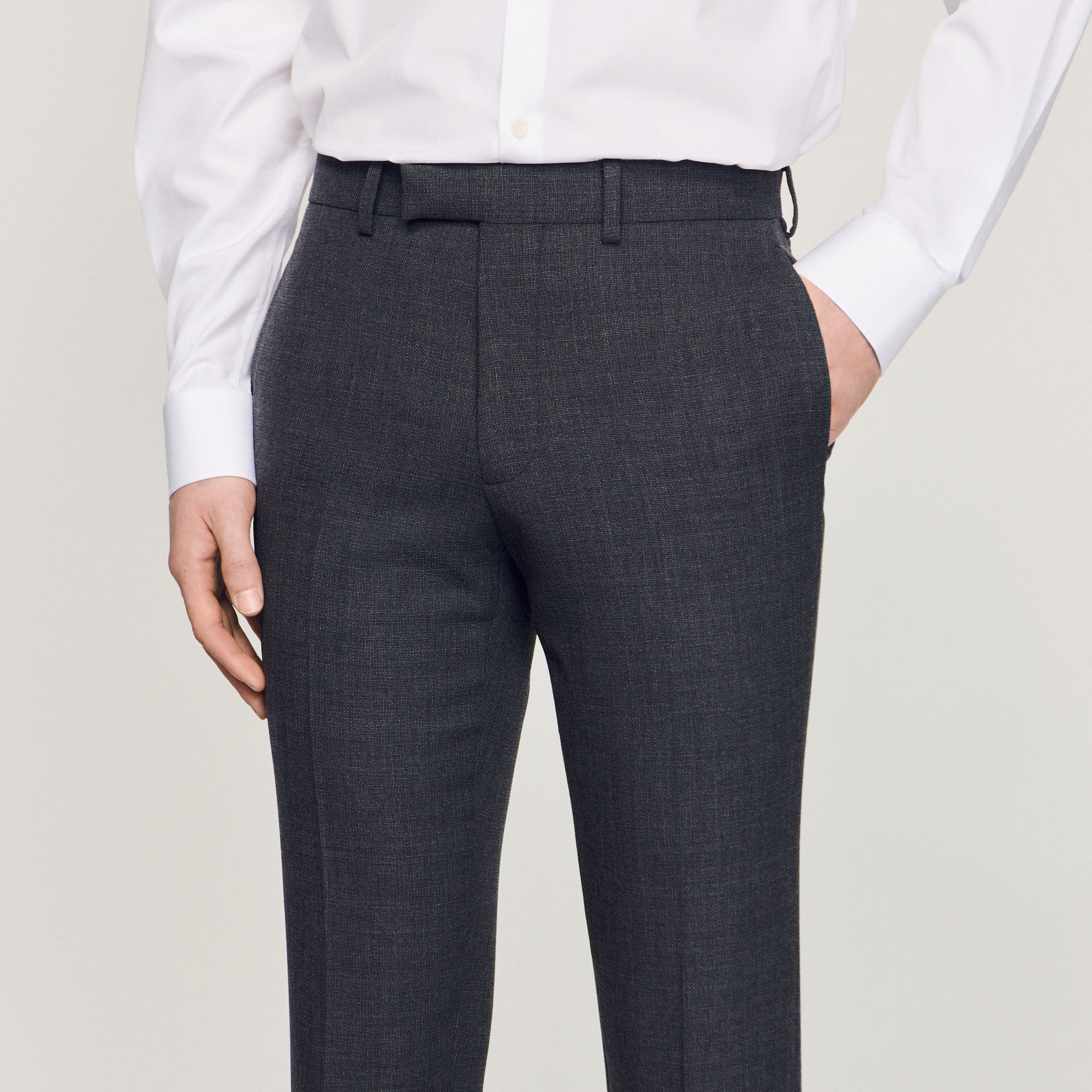 Pantalon de costume en laine