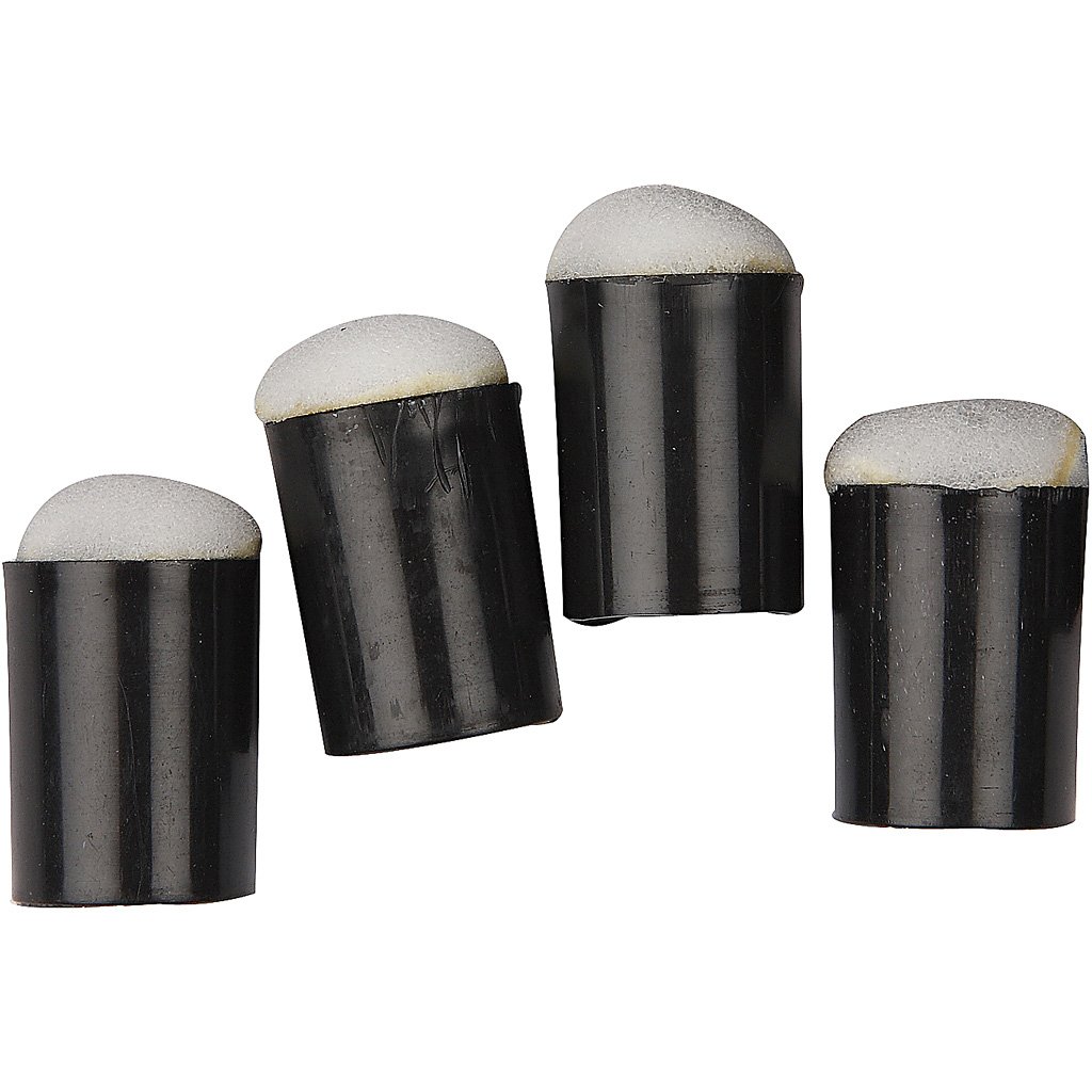 Schwamm-Tupfpinsel mit Kunststoff-Fingergriff