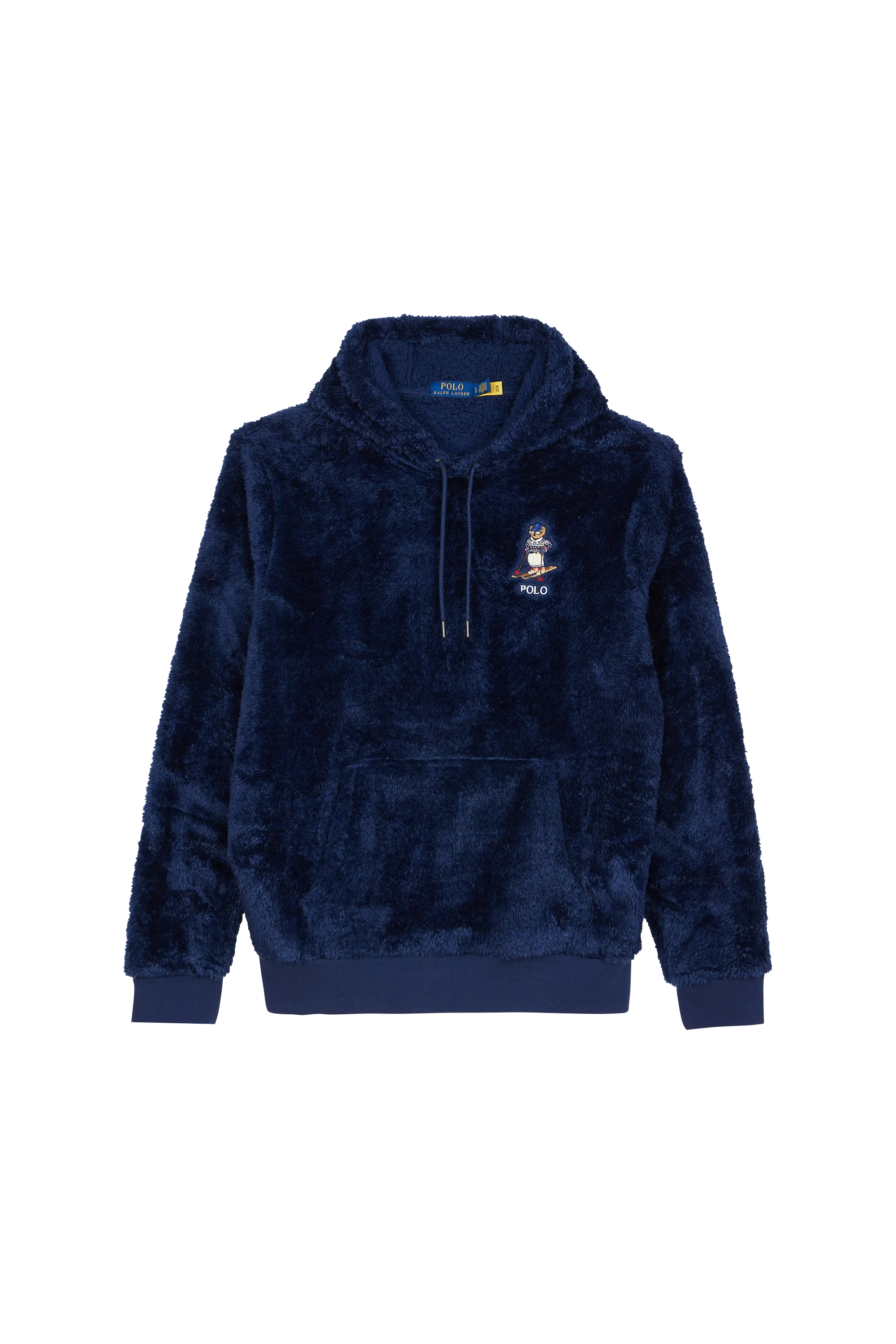 POLO RALPH LAUREN Hoodie HI PILE FLEECE-LSL-SWS Bleu