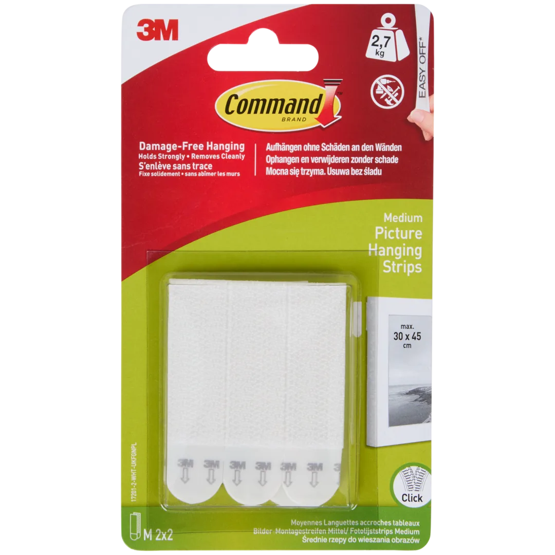 Bandes adhésives 3M Command Medium