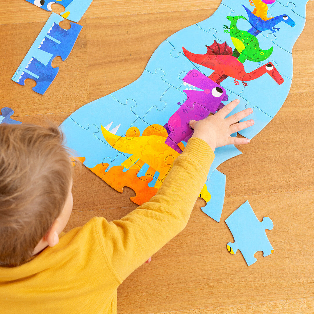 Crocodile creek puzzel dinosaurussen - 30st