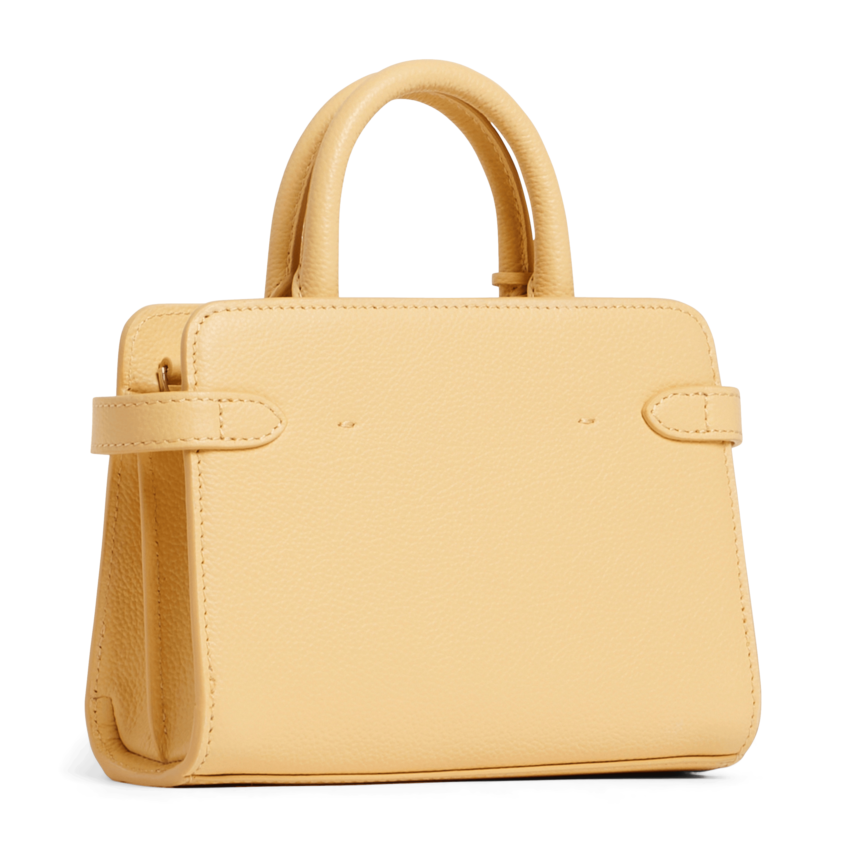 EMILIE - Sac bandoulière en cuir grainé| Jaune