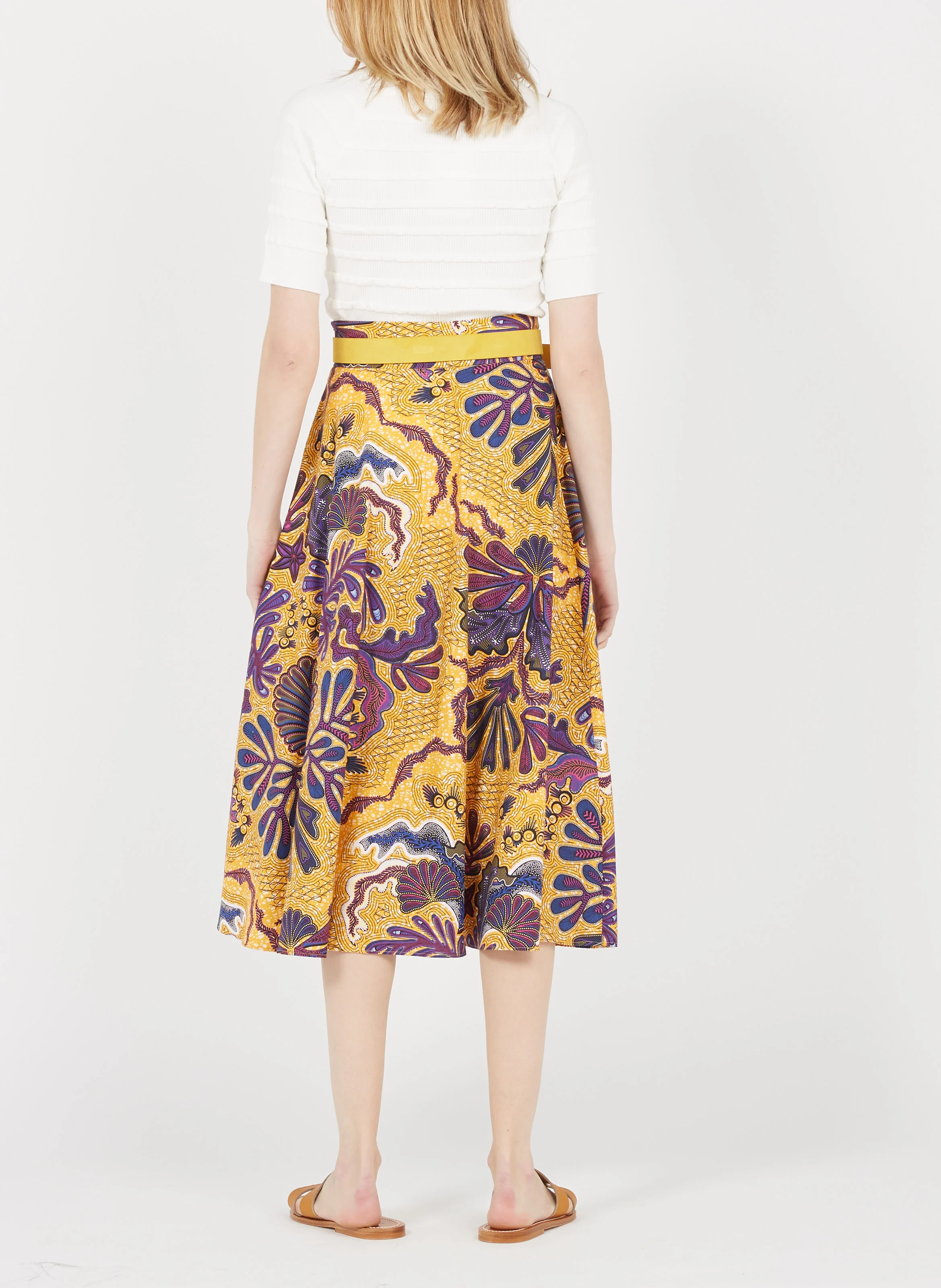 Menandre - Mules plates en cuir | Marron