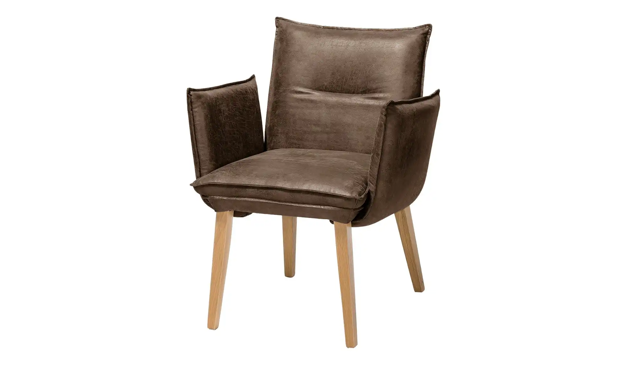 Woodford Esszimmerstuhl in Leder-Optik Sunna