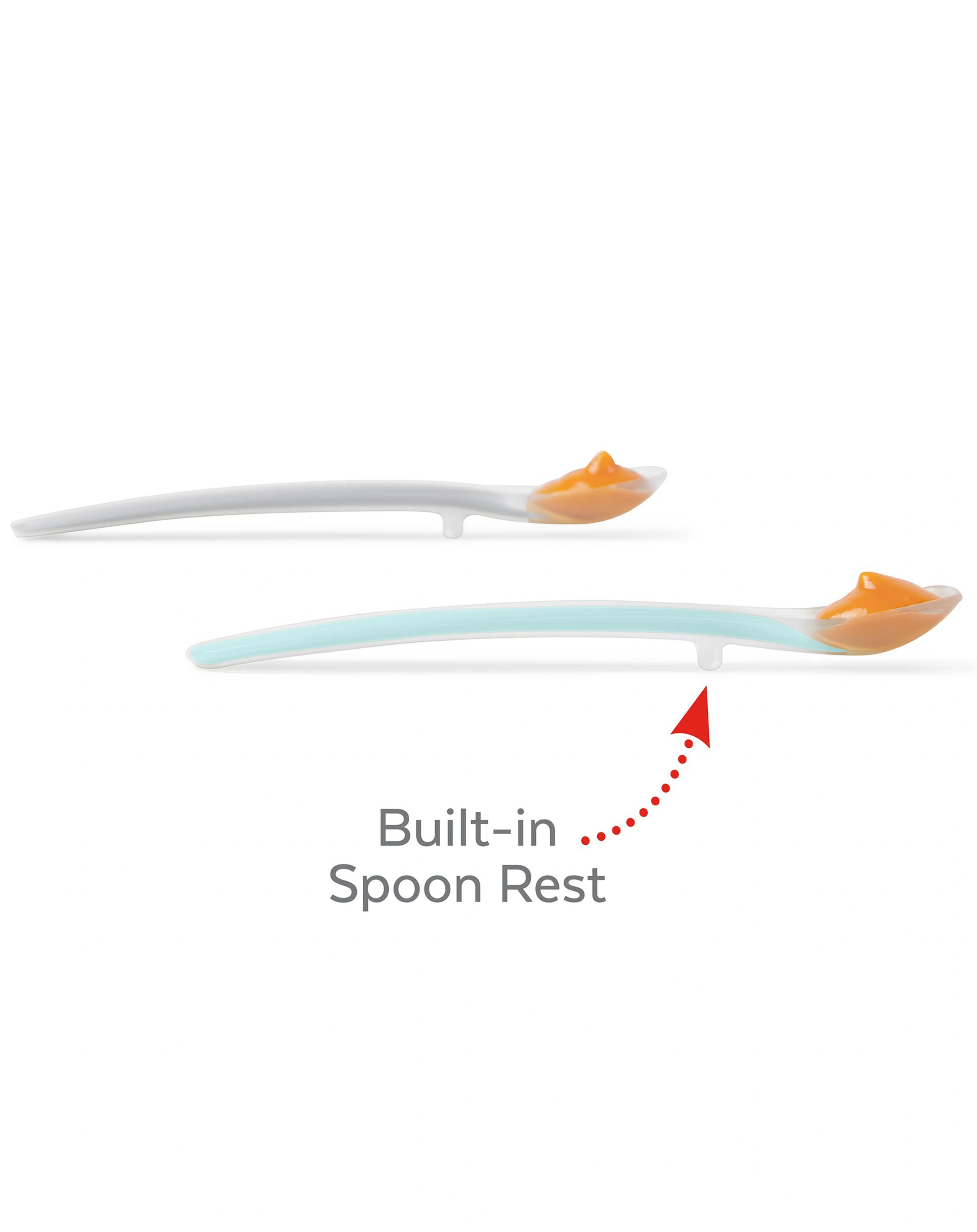 Breilöffel MEALTIME 2-Pack in grau/türkis