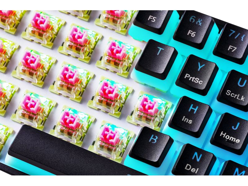 DELTACO GAM-075V2-CH Mechanische-Tastatur, RGB-Beleuchtung, Hot-Swap-Schalter