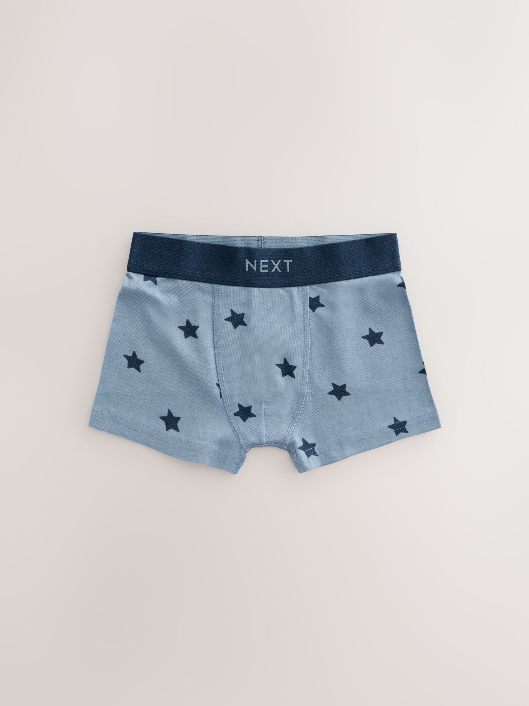 Blauw met sterren en strepen - Verpakking van 10 trunks (1,5-16jr)